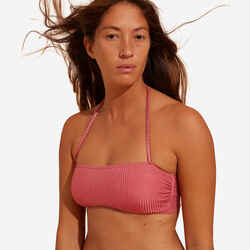 BANDEAU SWIMSUIT TOP LAURA ROSE WITH REMOVABLE PADDED CUPS