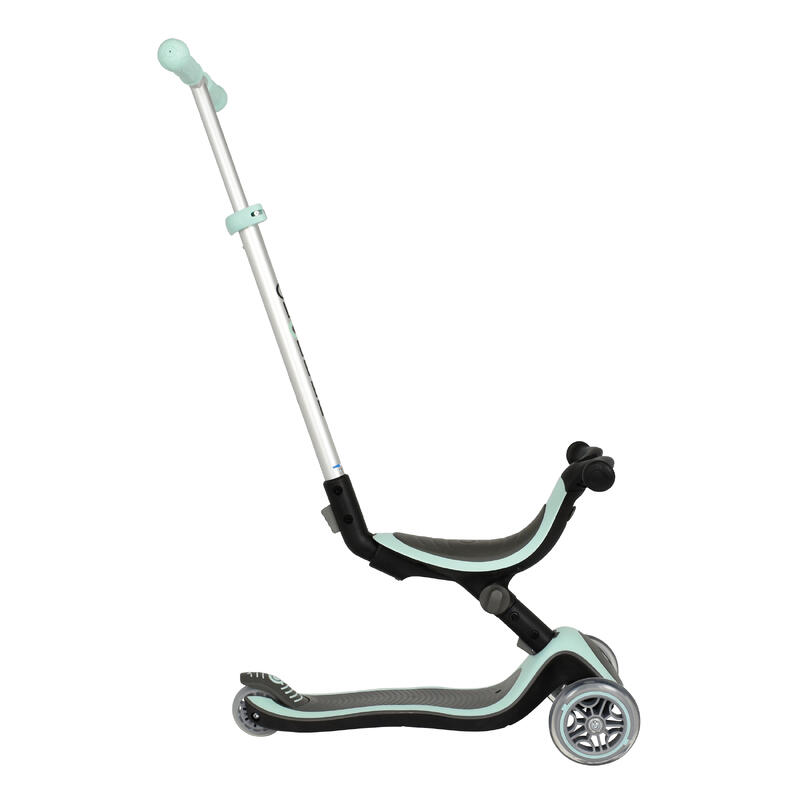 Scooter Tretroller Kinder mit 3 Rädern und Sitz Globber Go-up Expert - grün