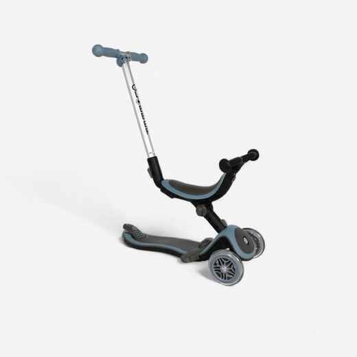 
      Kids' Transformable 3-Wheeled Scooter with Seat Go-Up - Blue
  