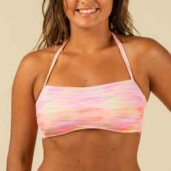 BANDEAU SWIMSUIT TOP LAURA SALTY WITH REMOVABLE PADDED CUPS 