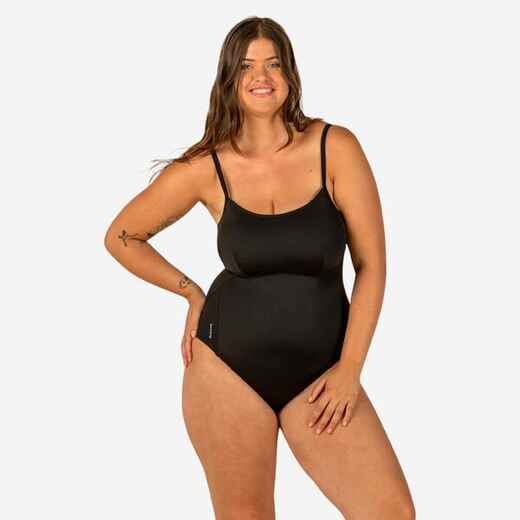 
      MAILLOT DE BAIN 1 PIÈCE FEMME CLOE NOIR DOS RÉGLABLE X OU U
  