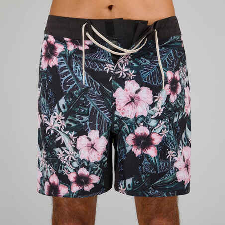 Boardshort surf 500 17" HIBISCO CORAL