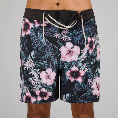 Boardshort surf 500 17" HIBISCO CORAL