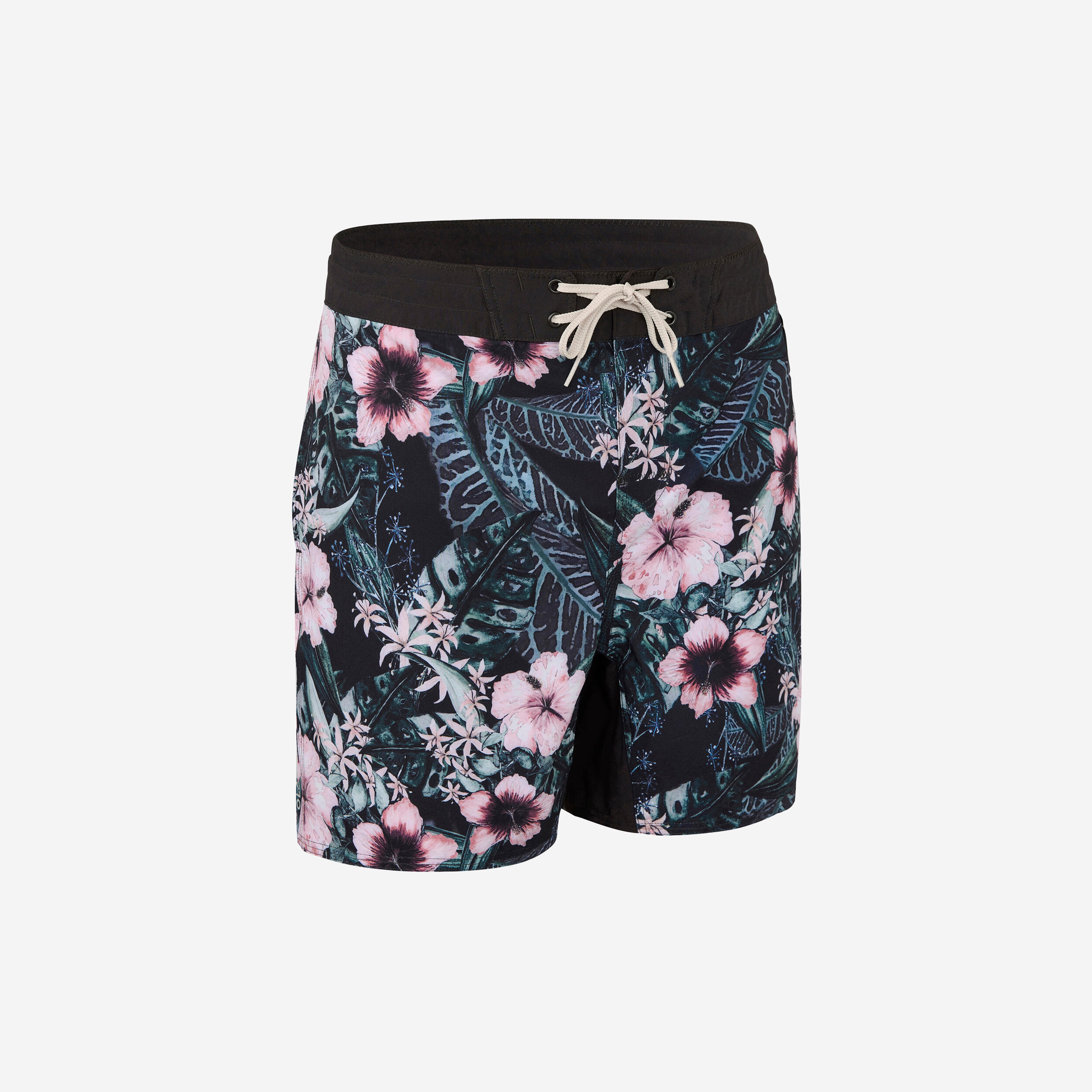 OLAIAN Boardshort surf 500 17" HIBISCO CORAL