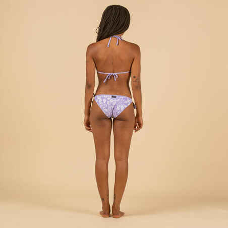 Top bikini Mujer surf triángulo púrpura