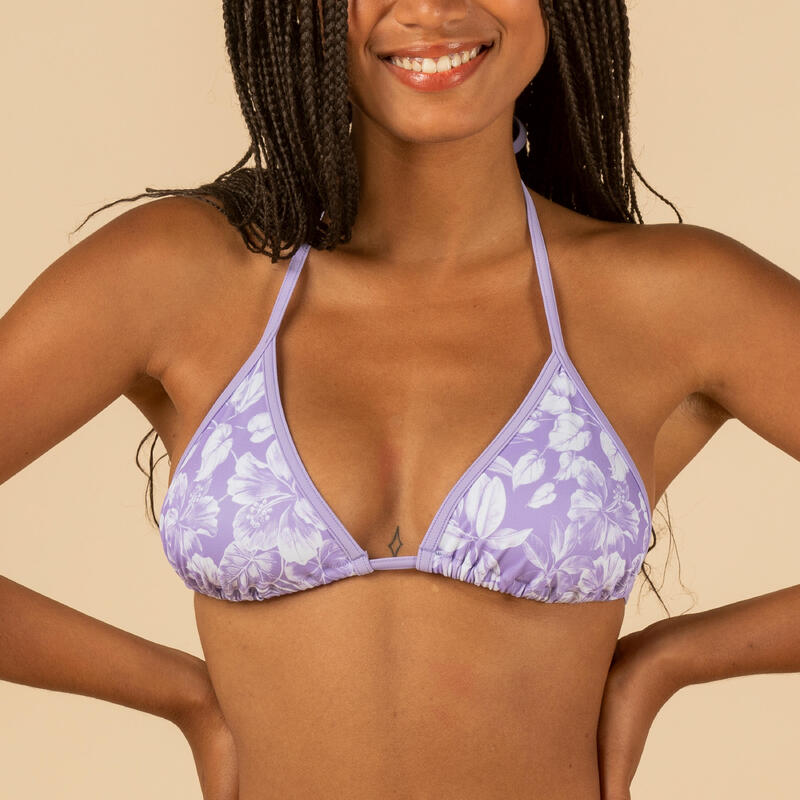 Top de bikini Surf triângulo deslizante MAE SELVA Mulher Violeta Purpura 