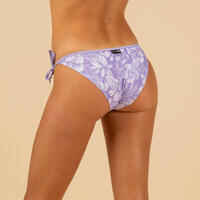 WOMEN'S SIDE-TIE BIKINI BOTTOMS SOFY SELVA PURPLE VIOLET