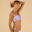 Bikinitop voor surfen Lori Selva paars bandeau