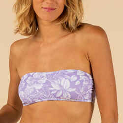 Bandeau Swimsuit Top LORI SELVA violet purple