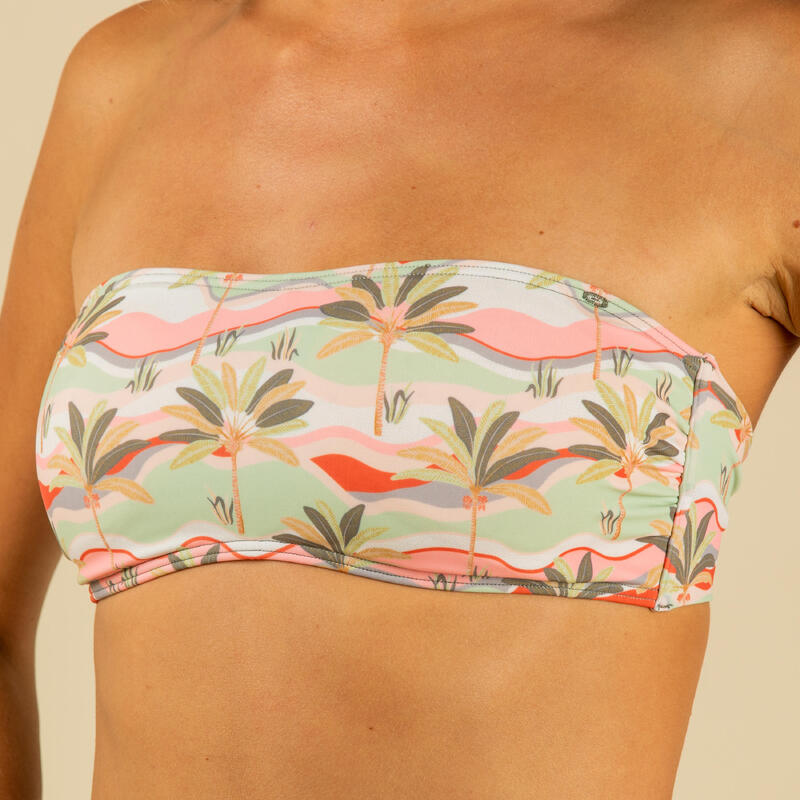 Bikinitop voor surfen Laura Palmerai bandeau met uitneembare pads