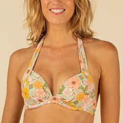 Women's Push-Up Swimsuit Top with Fixed Padded Cups ELENA VINTAGE