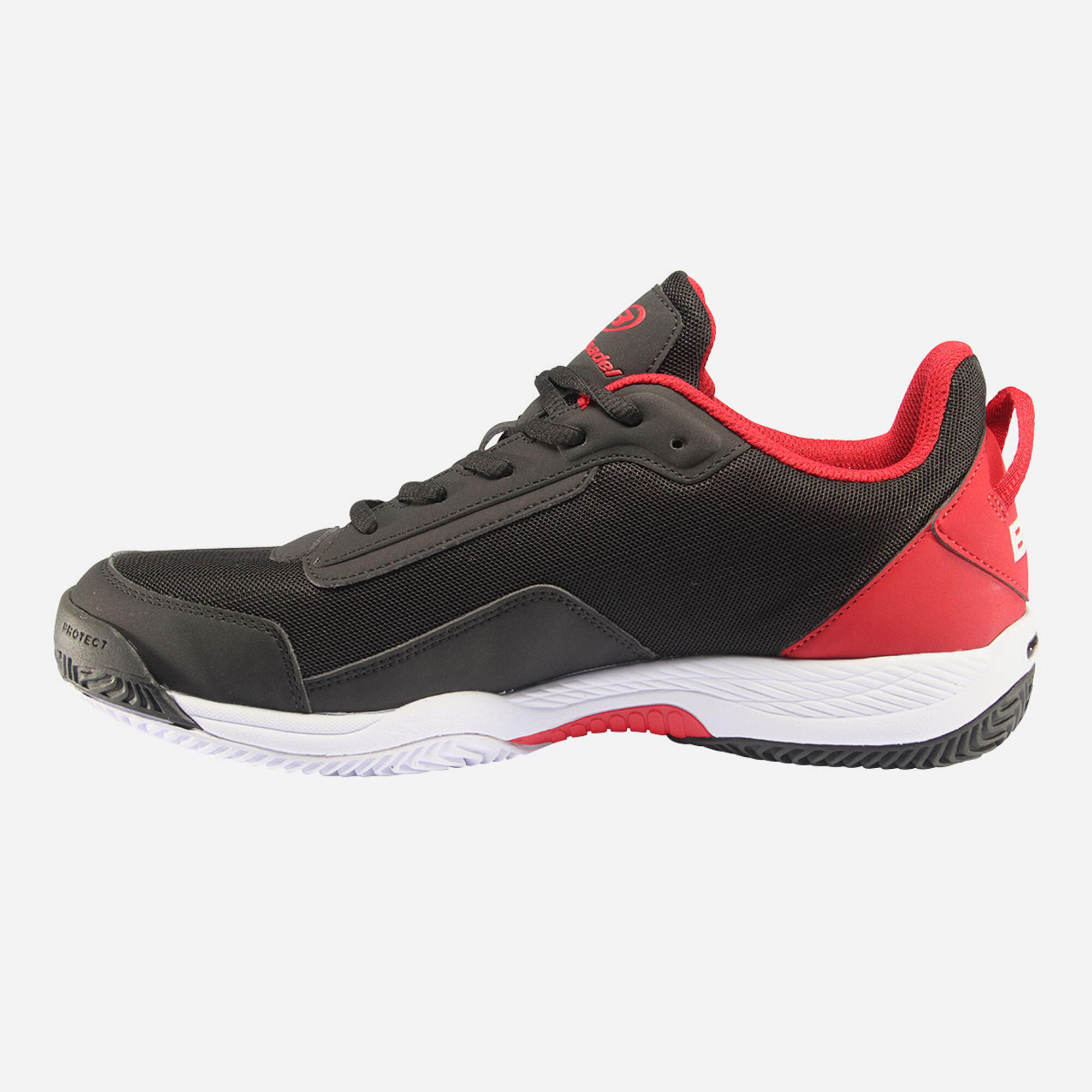 Zapatillas de p del hombre Bullpadel Bowi 23 negro rojo Decathlon