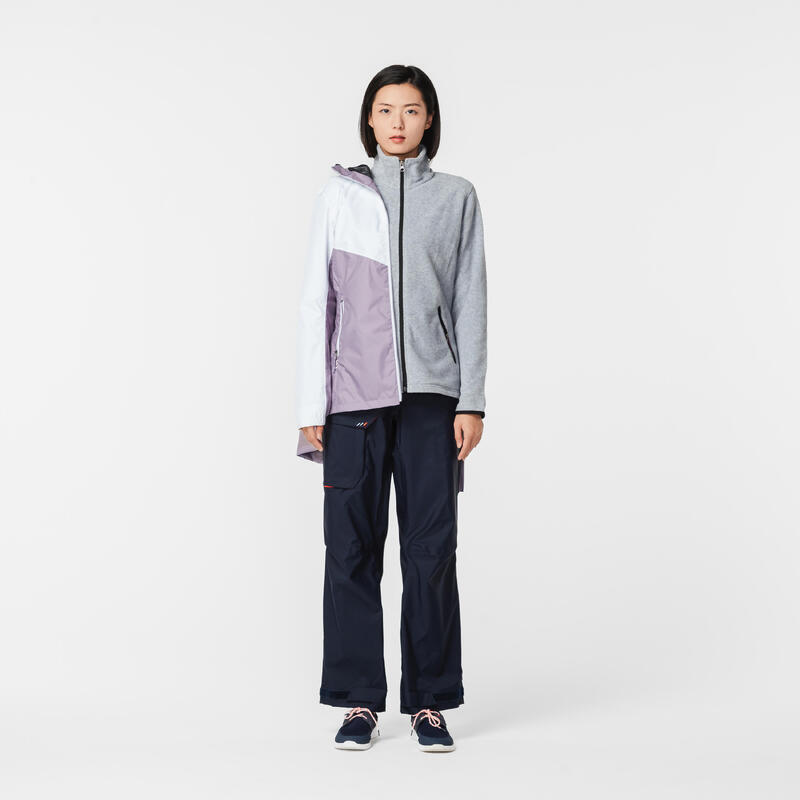 Jacket SAILING 100 F Purple white