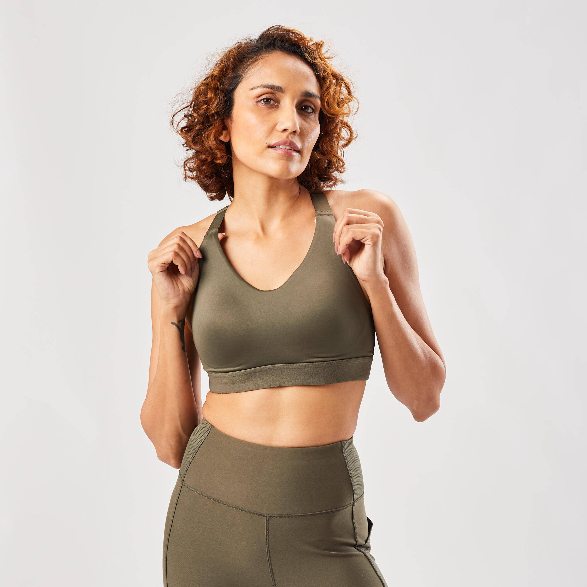 Sports Bra High Support - Khaki