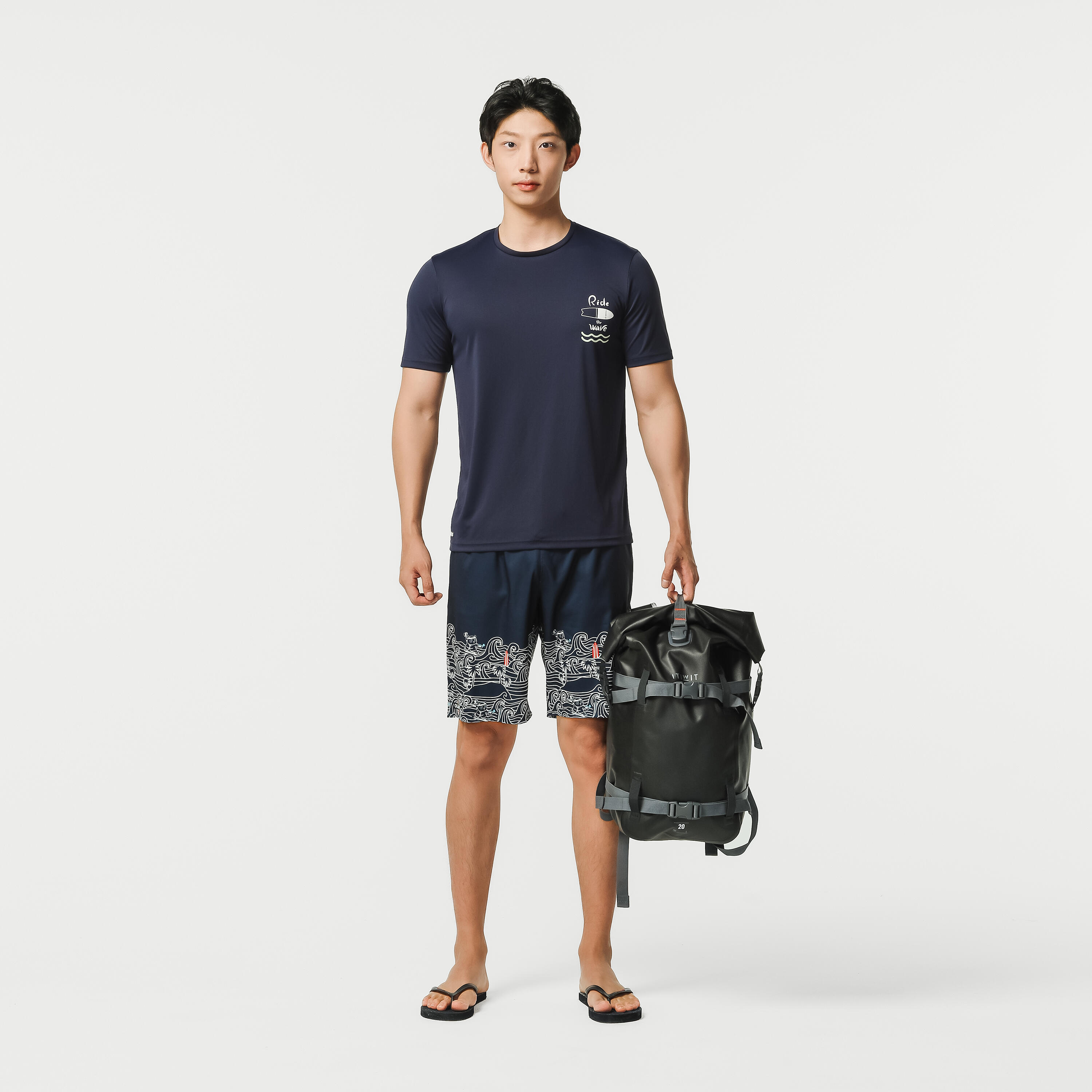 SAC À DOS ÉTANCHE 20 L NOIR - ITIWIT