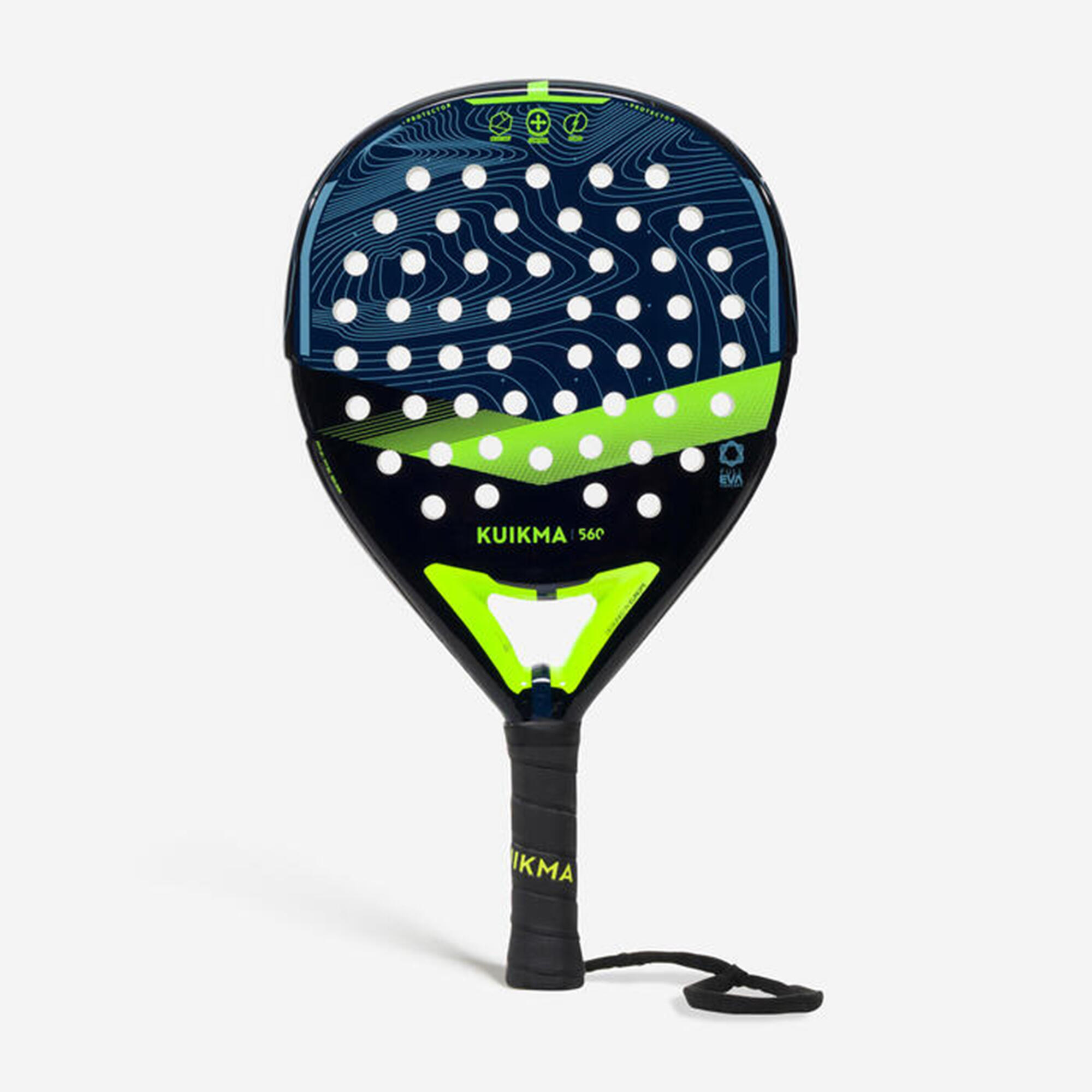 Decathlon | Racchetta padel adulto PR 560 blu-giallo |  Kuikma