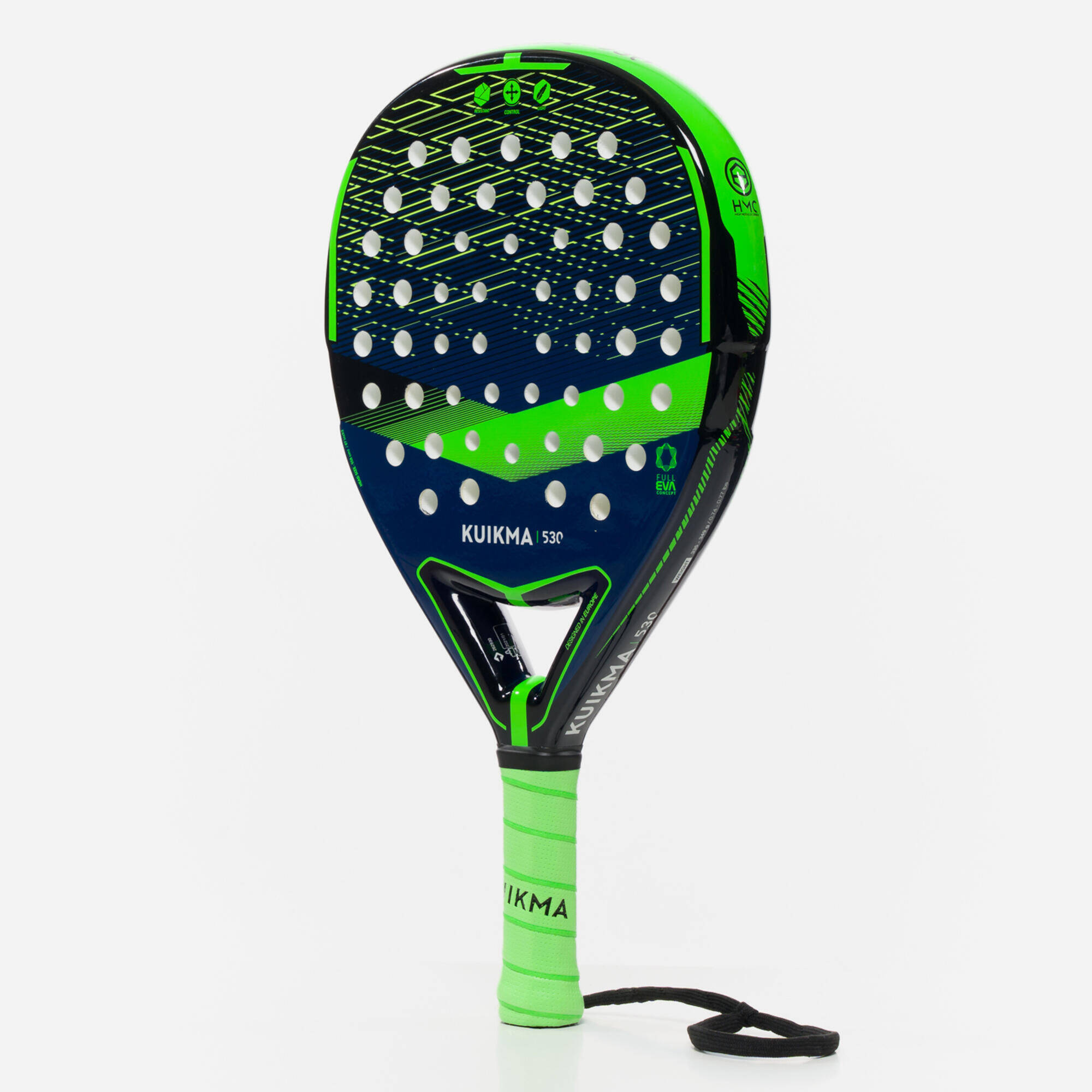 Adult Padel Racket PR 530 - Blue/Green -  3