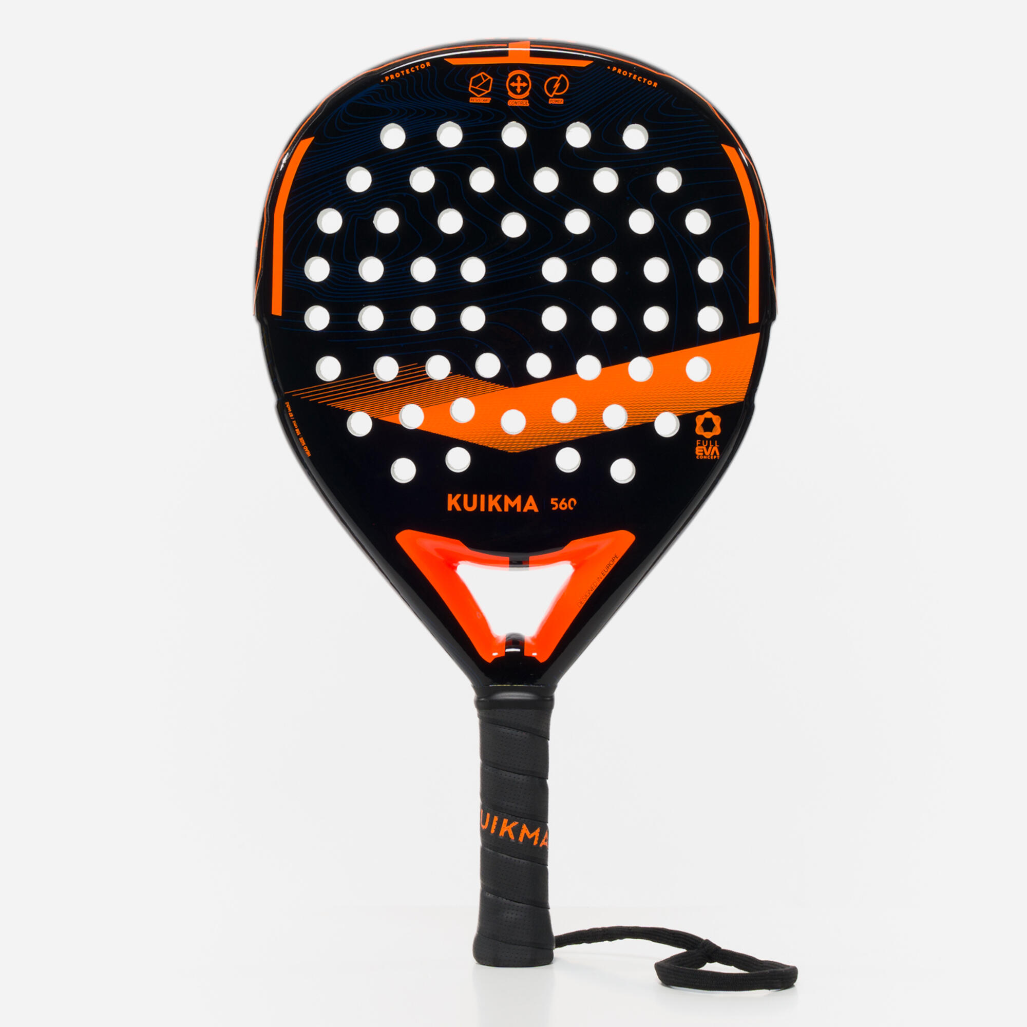 KUIKMA Adult Padel Racket PR 560 - Orange