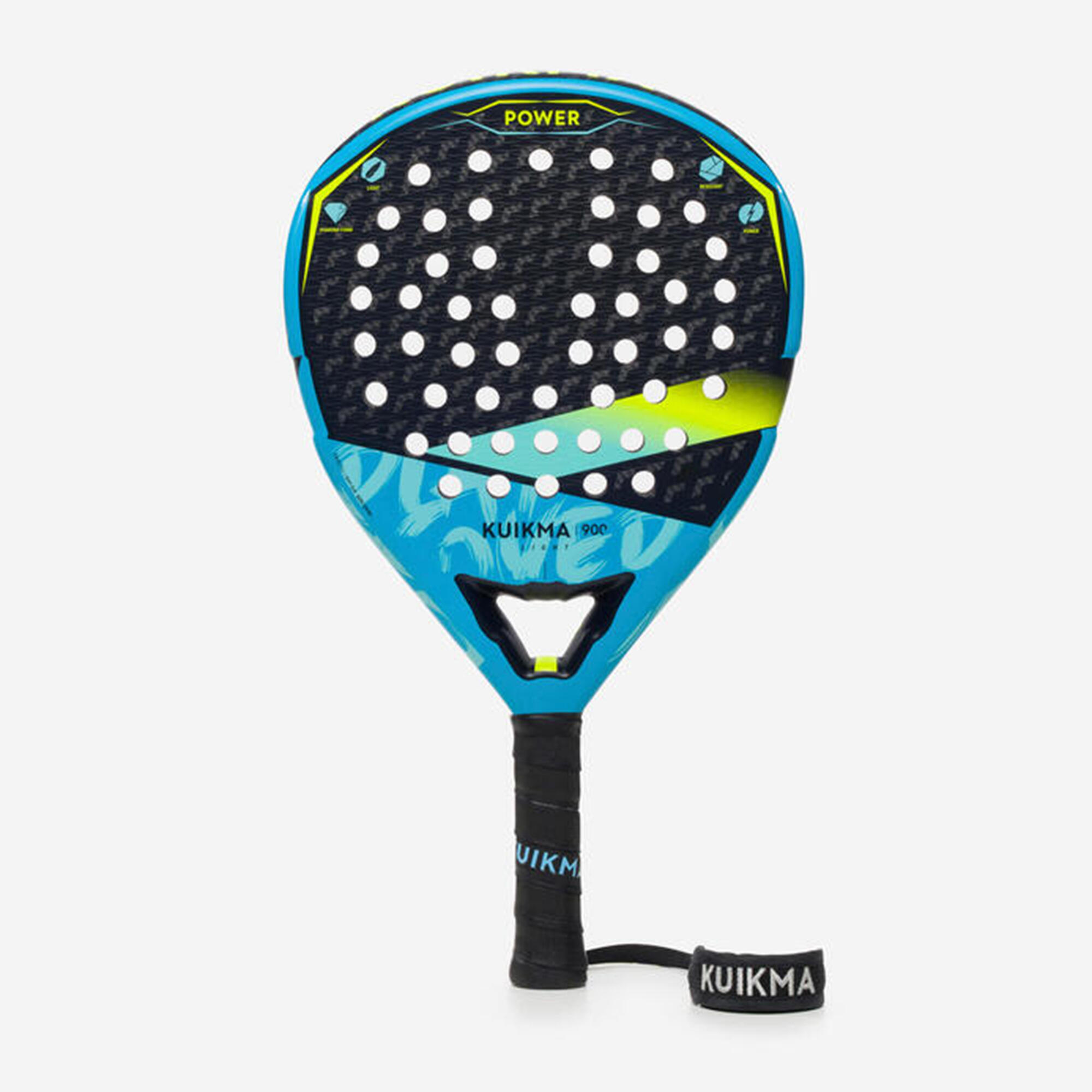 Kuikma - Pr 900 Power Light Bleu - Raquette De Padel - Padel Beach Tennis - Bleu - Taille Unique - Decathlon