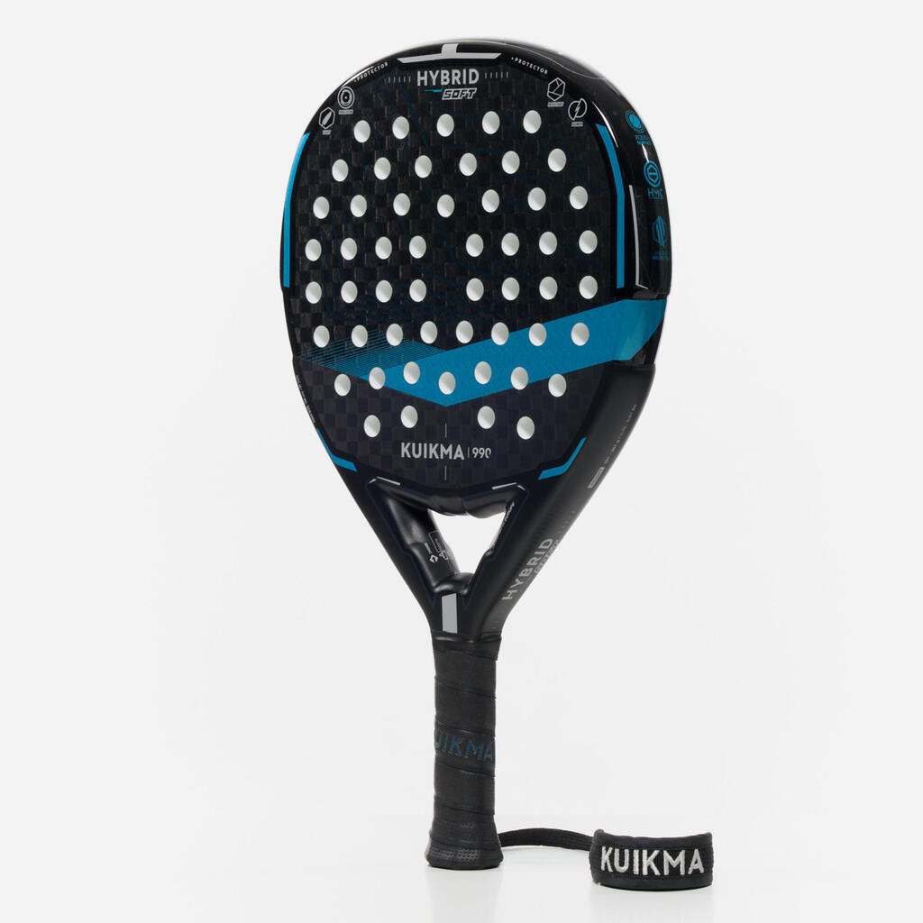 Adult Padel Racket PR 990 Hybrid Soft - Blue