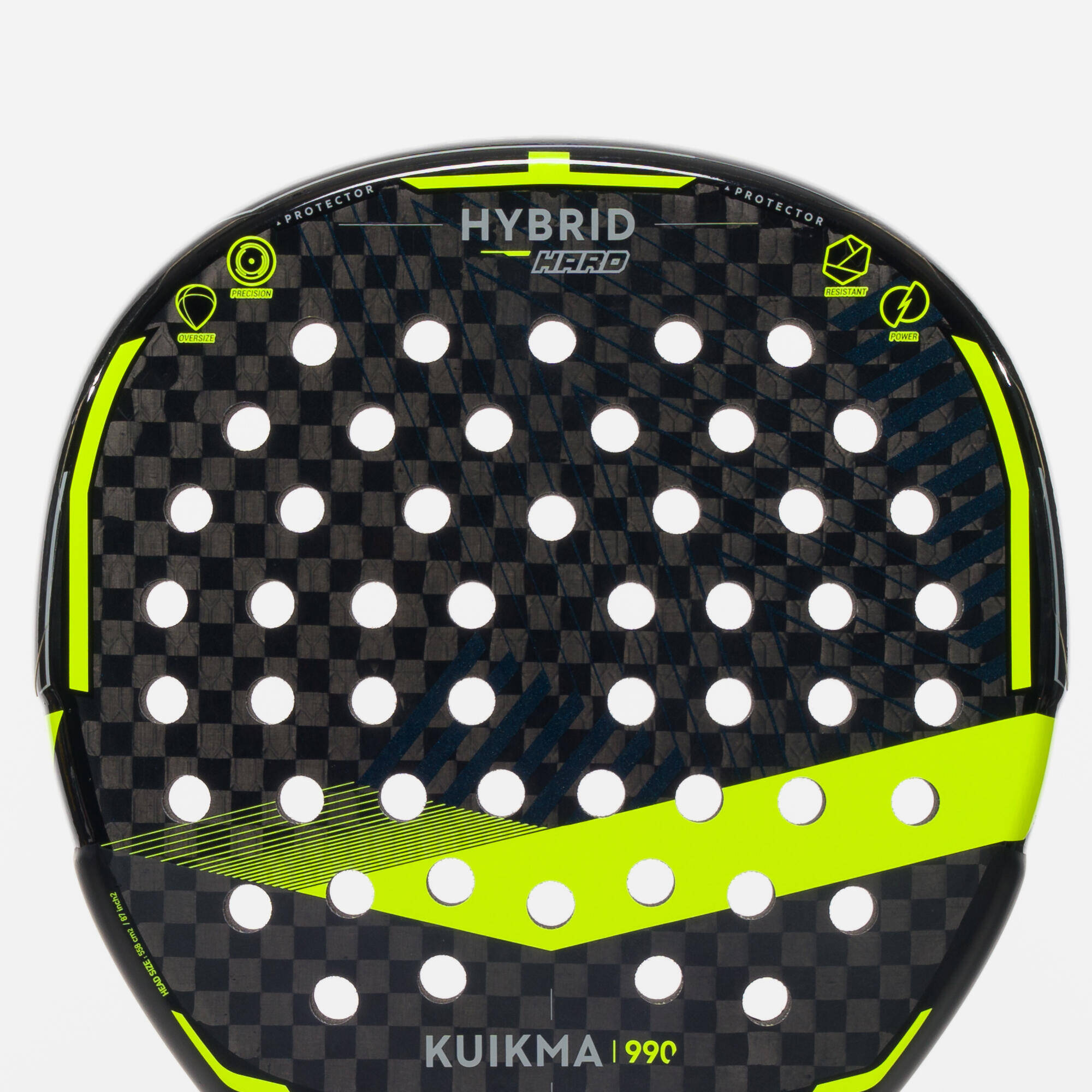 Adult Padel Racket PR 990 Hybrid Hard -  4
