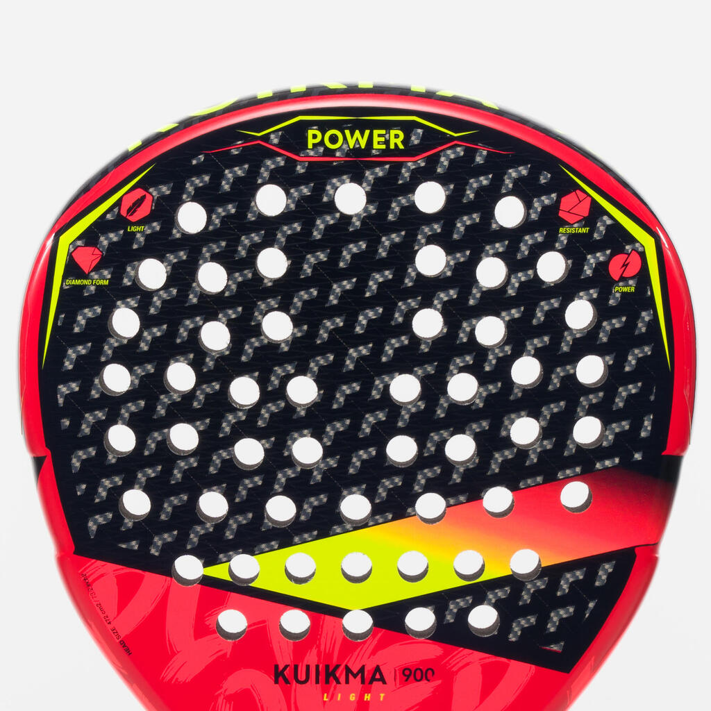 Reket za padel PR Power Light - Crno/Sivo/Žuto