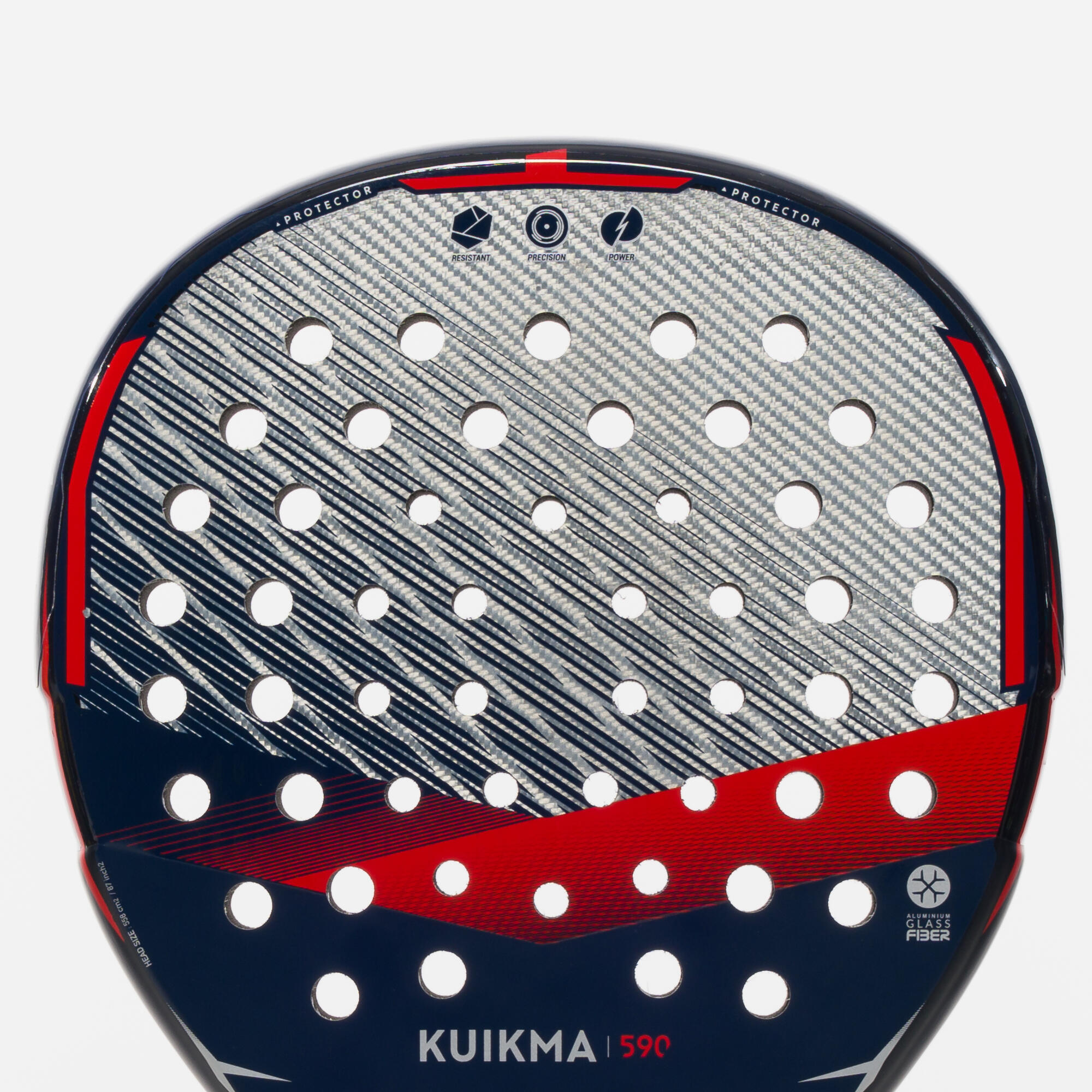 Kuikma Racchetta da paddle per adulti - PR 590 rosso