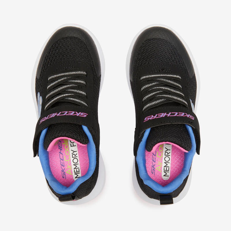 Sneakers met klittenband voor kinderen DYNAMIC zwart