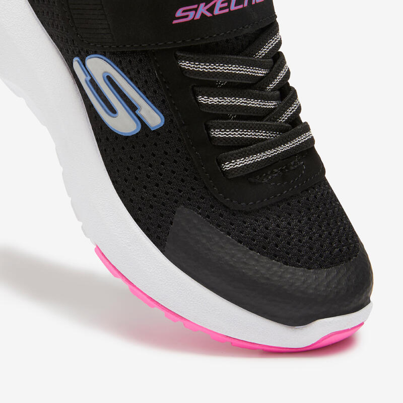 Baskets à scratch enfant - Skechers DYNAMIC noir