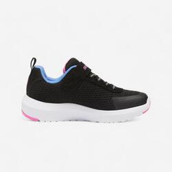 Baskets à scratch enfant - Skechers DYNAMIC noir