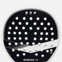 مضرب بادل للكبار - Kuikma PR 510 أسود/أبيض
