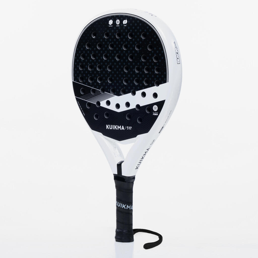 Padelschläger Erwachsene - Kuikma PR 510 schwarz/weiss