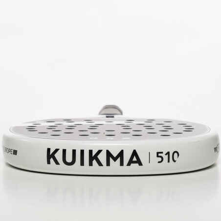 مضرب بادل للكبار - Kuikma PR 510 أسود/أبيض