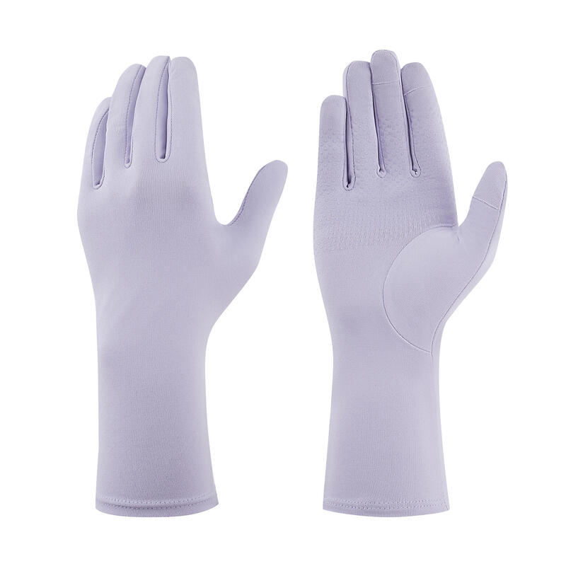 Fishing gloves 100 ANTI-UV with three opening fingers - Decathlon
