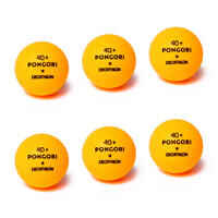 Table Tennis Balls TTB 100 1* 40+ 6-Pack