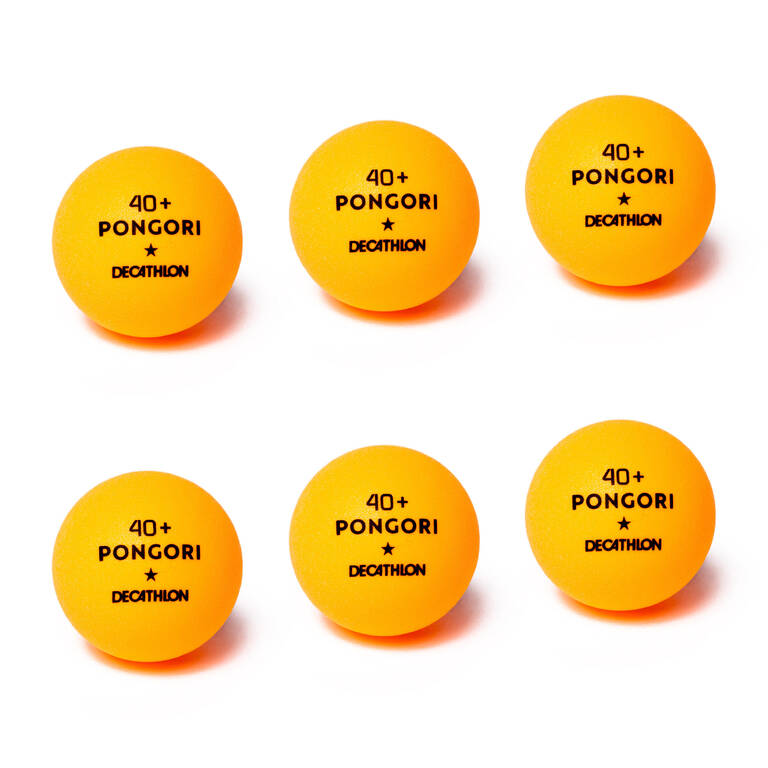 Table Tennis Balls TTB 100 1* 40+ 6-Pack
