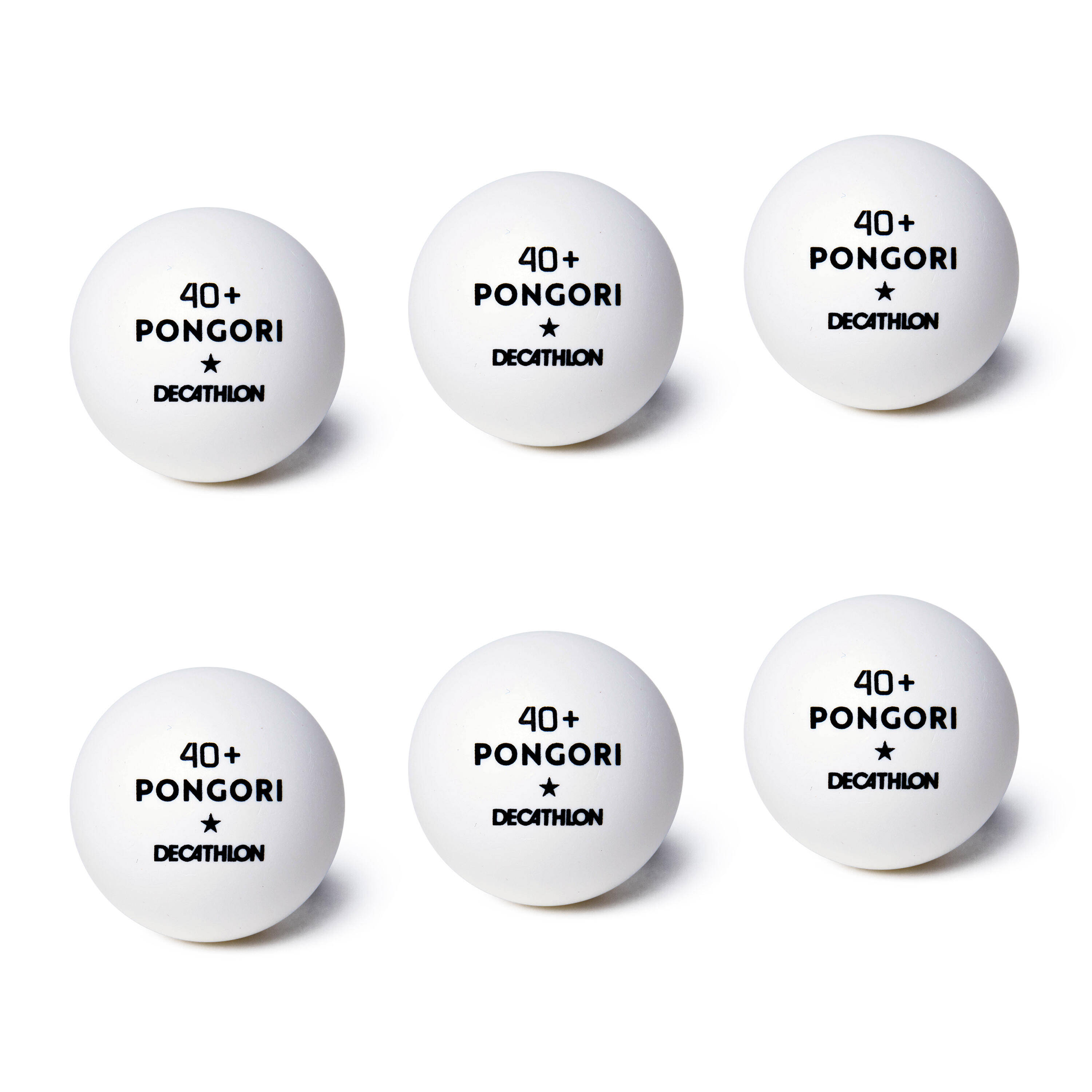 Table Tennis Balls TTB 100 1* 40+ 6-Pack -  1