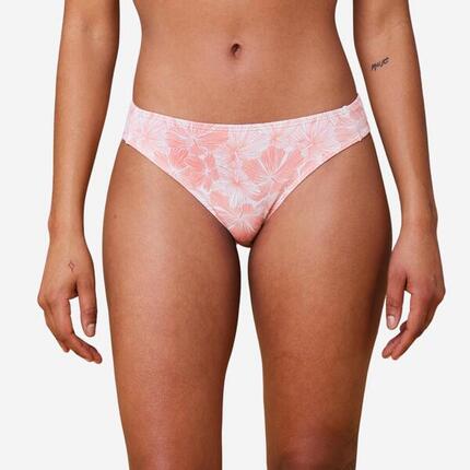 Bas de maillot de bain culotte femme corail