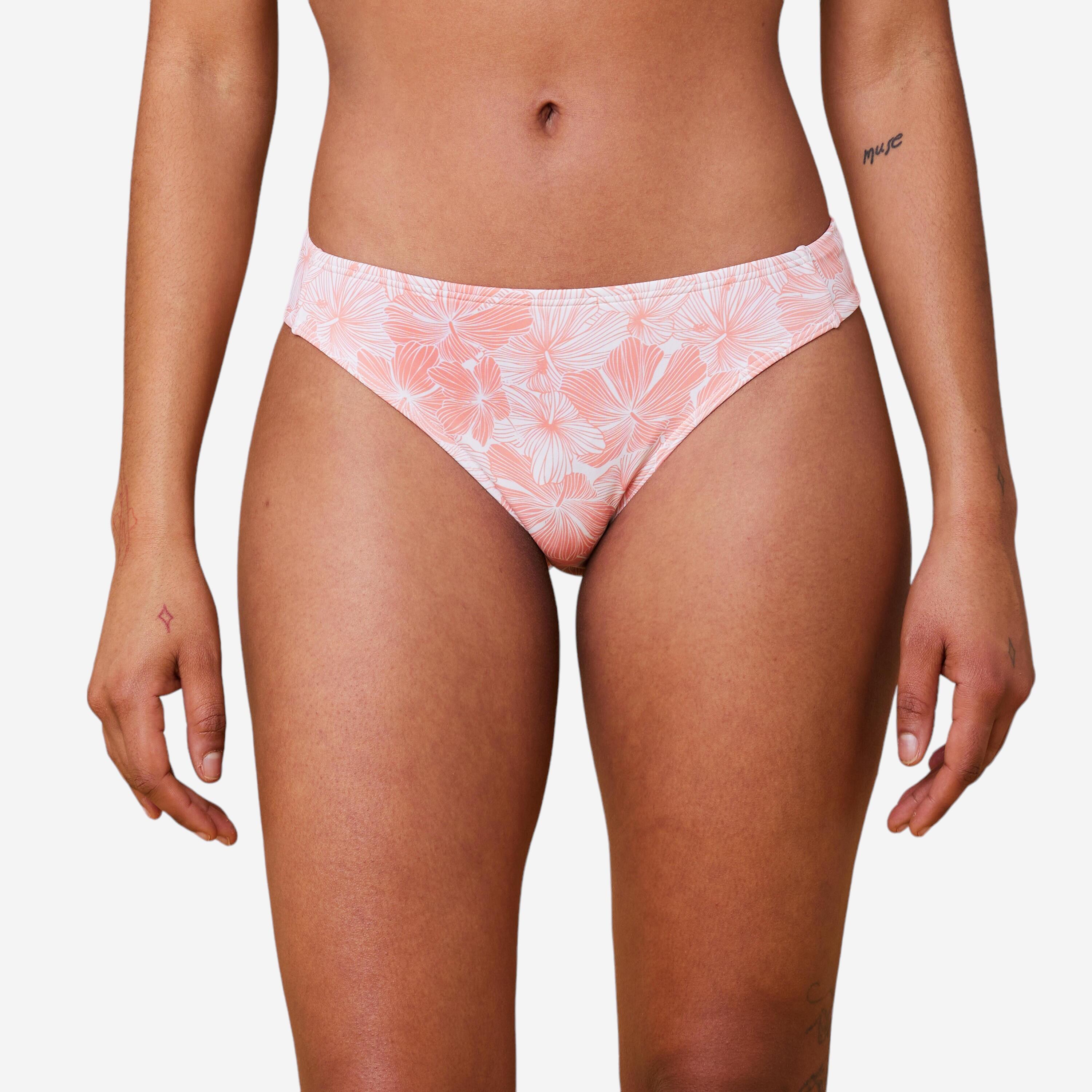 Slip bikini corallo da donna