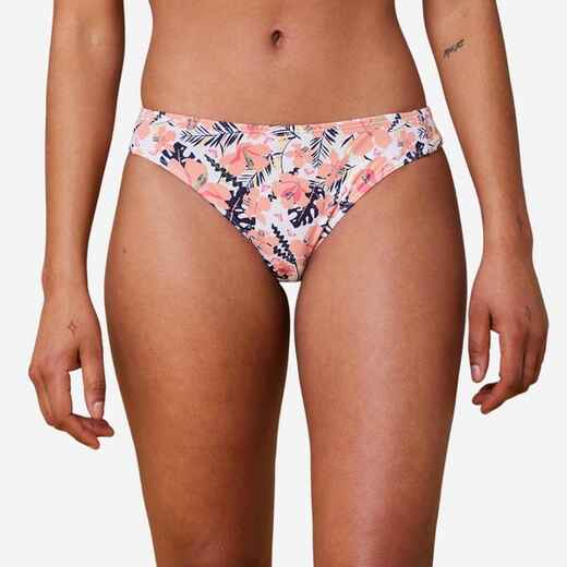 
      Women's Swimsuit High-Leg Floral White
  