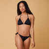 HAUT DE MAILLOT DE BAIN FEMME TRIANGLE COULISSANT MAE NOIR