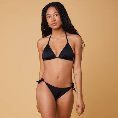 CELANA BIKINI TALI-SAMPING WANITA - HITAM