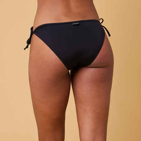 Women's Side-Tie Bikini Bottoms - Sofy Black - Black - Olaian - Decathlon