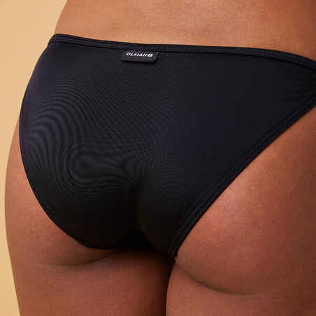 Braguita bikini Mujer surf lazos negro