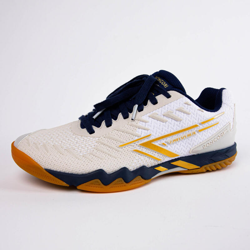 Chaussures de tennis de table TTS 900 blanc or