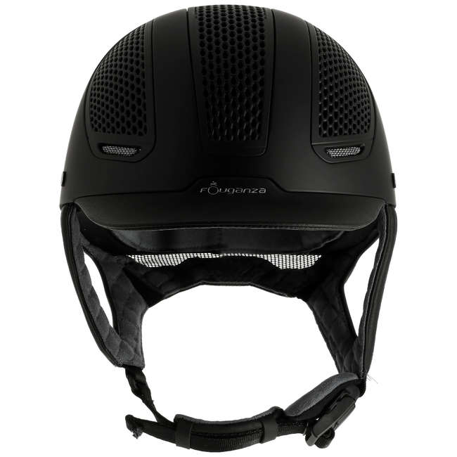 FOUGANZA C900 Sport Horse Riding Helmet Black Decathlon