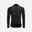 Radtrikot langarm RC100 Herren schwarz