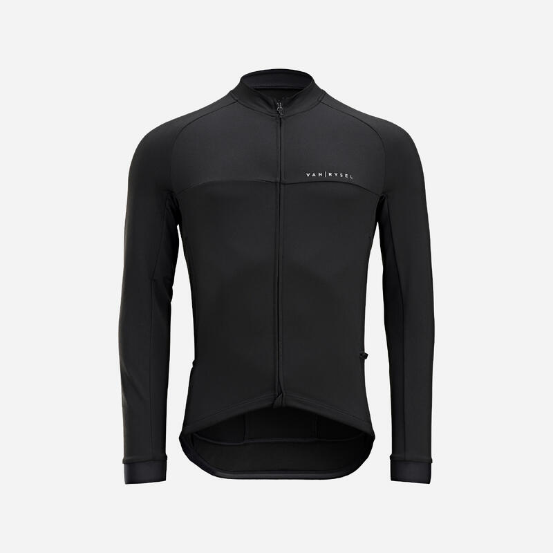Men's MidSeason LongSleeved Road Cycling Jersey RC100 Slate TRIBAN