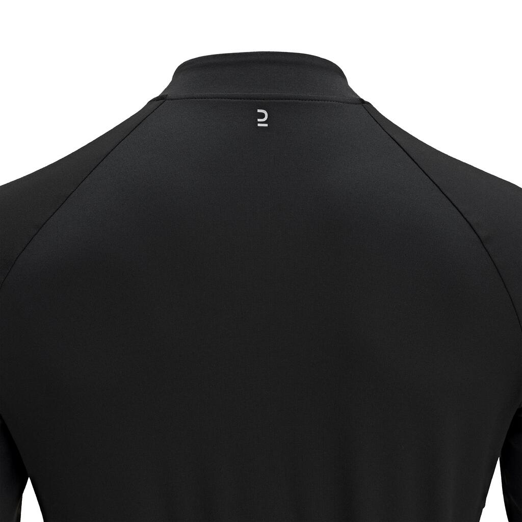 Men's Mid-Season Long-Sleeved Road Cycling Jersey RC100 - Black