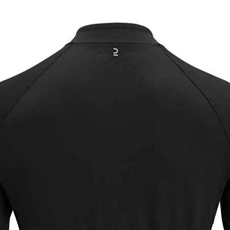 Men's Mid-Season Long-Sleeved Road Cycling Jersey RC100 - Black